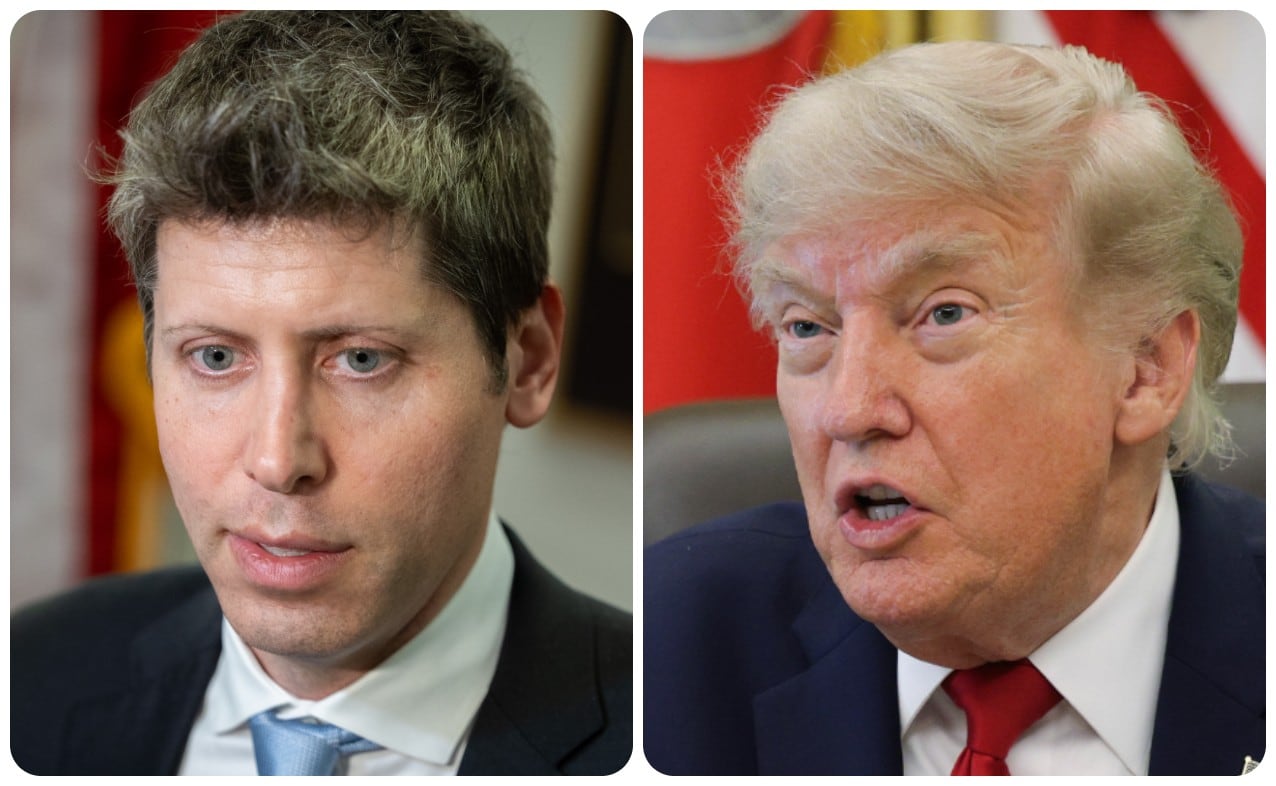 Sam Altman y Donald Trump