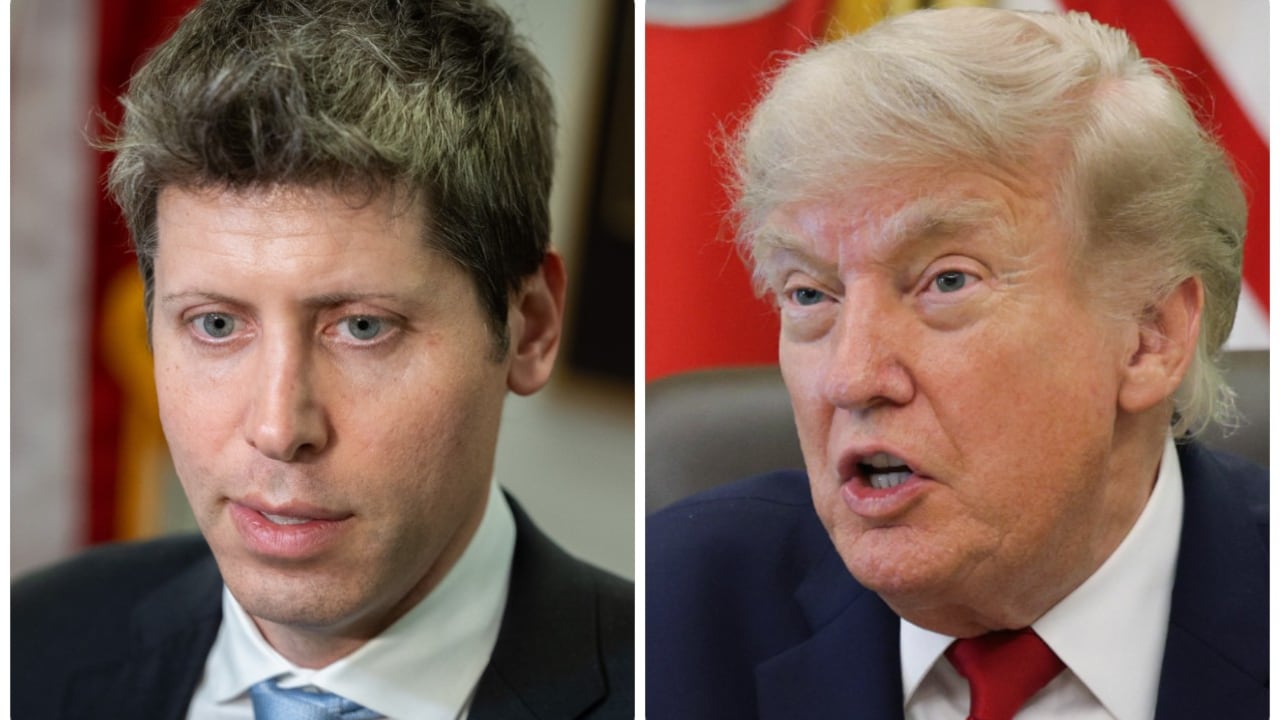 Sam Altman y Donald Trump