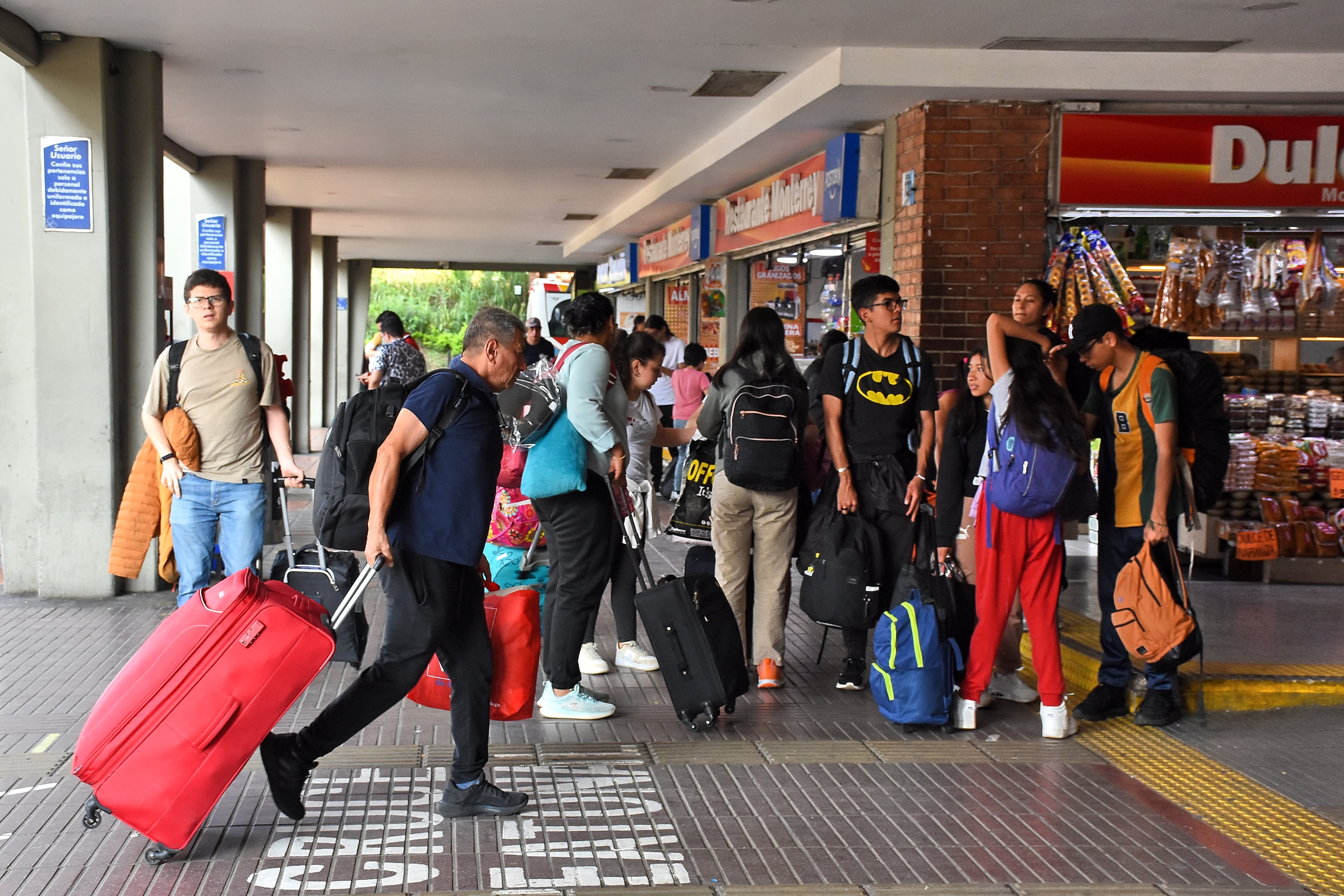 Operación Éxodo en la terminal de transportes de Cali