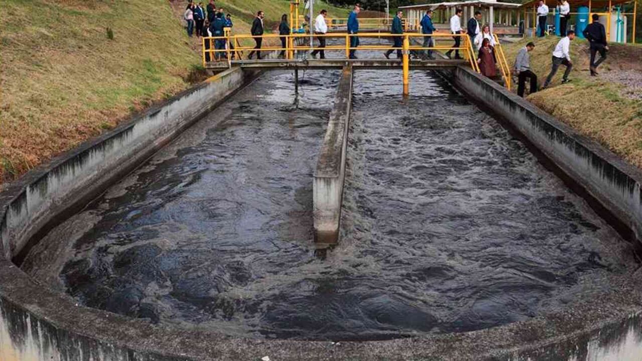 La Ptar de Bojacá requirió una inversión cercana a los $10.000 millones. Foto: CAR