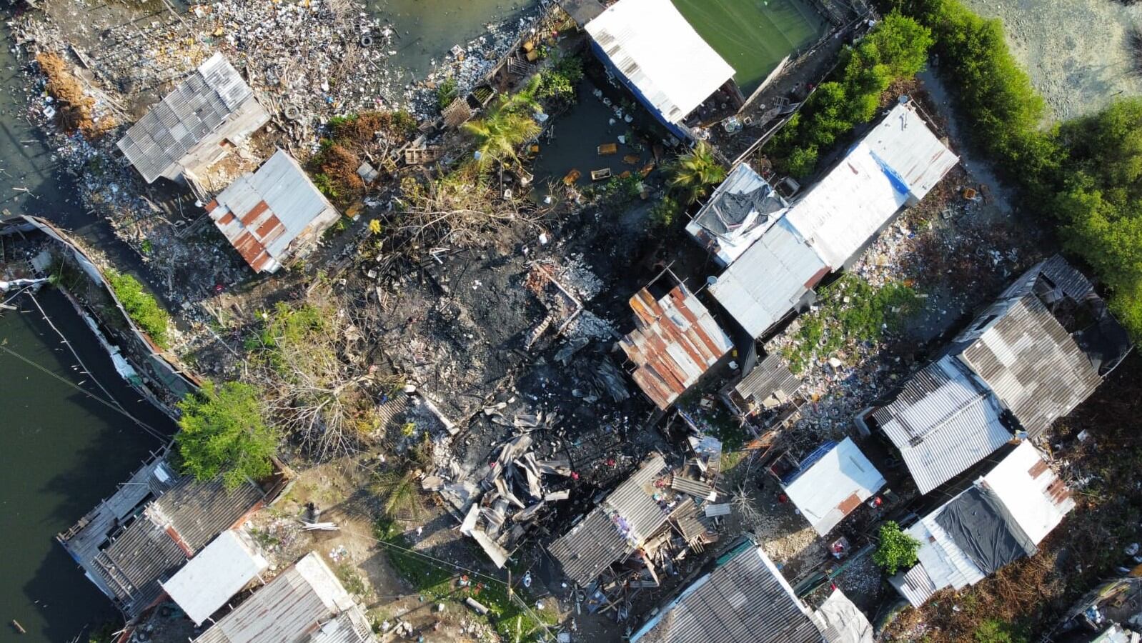 Incendio en Cartagena