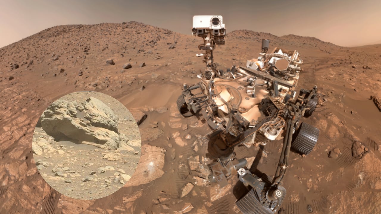 Una fotografía tomada en el cráter Jezero despertó nuevas dudas en la NASA al revelar una estructura con forma inusual.