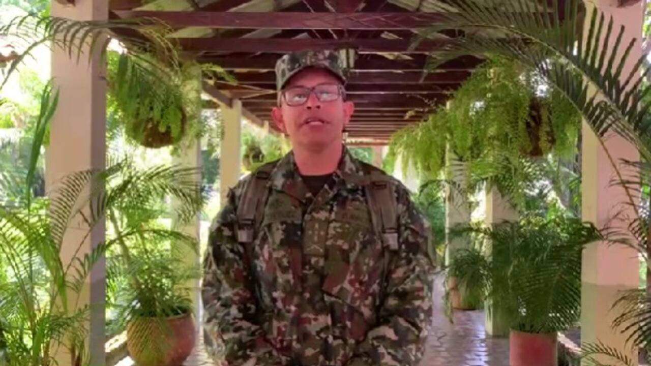 Christian Rodriguez Fabra, segundo comandante de la Tercera Brigada del Ejército Nacional.