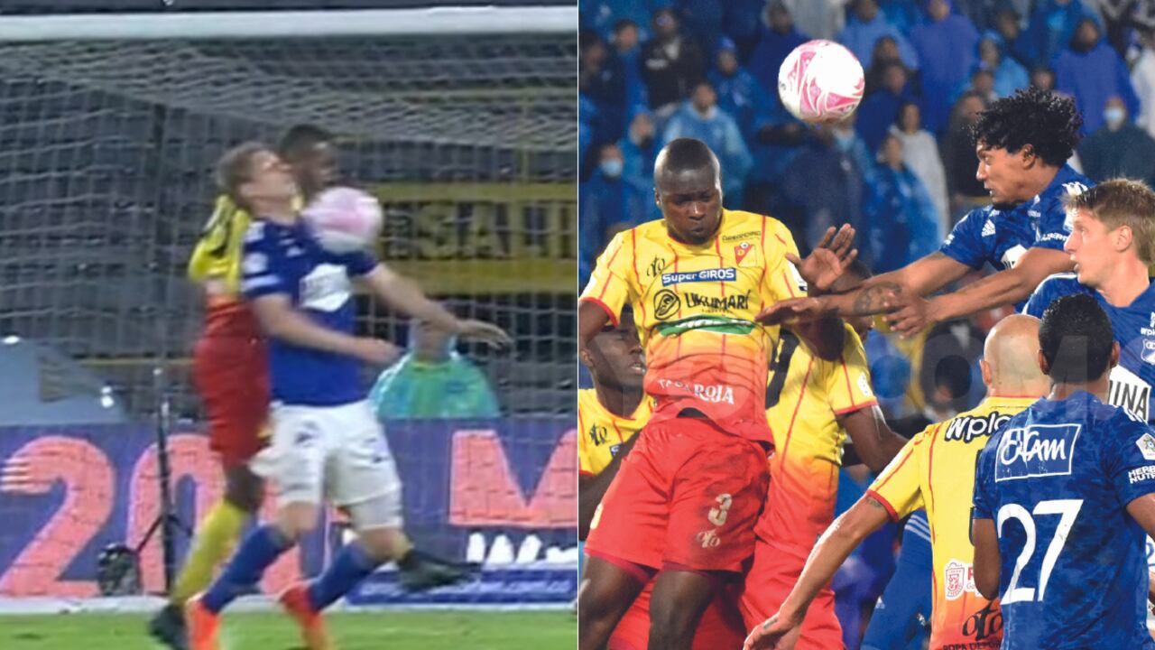 La jugada polémica de la noche en el juego entre Millos y Pereira.