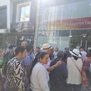 La foto tomada por la docente María Antonieta Cano Acosta dando cuenta de las precarias atenciones en salud a los docentes