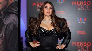 MEXICO CITY, MEXICO - MARCH 09: Dulce María poses for photos during the presentation of the soap opera 'Pensando En Ti' at Centro Cultural Roberto Cantoral on March 9, 2023 in Mexico City, Mexico. (Photo by Adrián Monroy/Medios y Media/Getty Images)