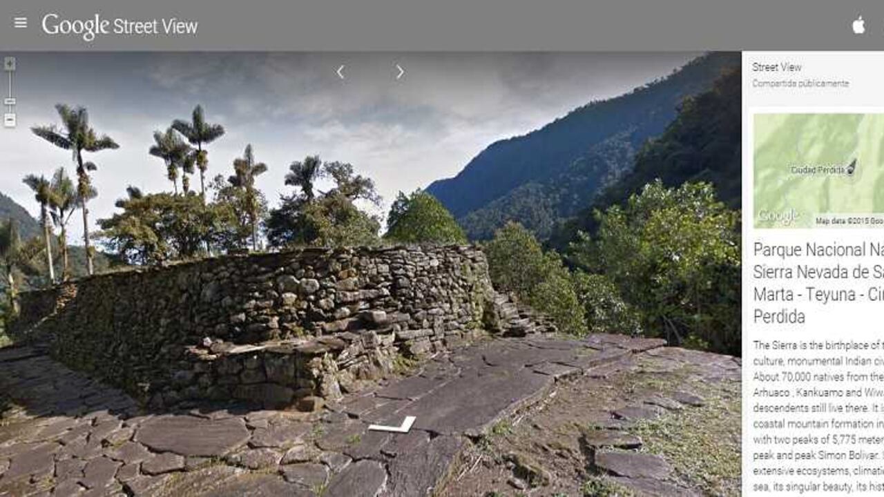 Las imágenes fueron tomadas por un grupo de jóvenes de Google que recorrieron a pie estos escenarios naturales.