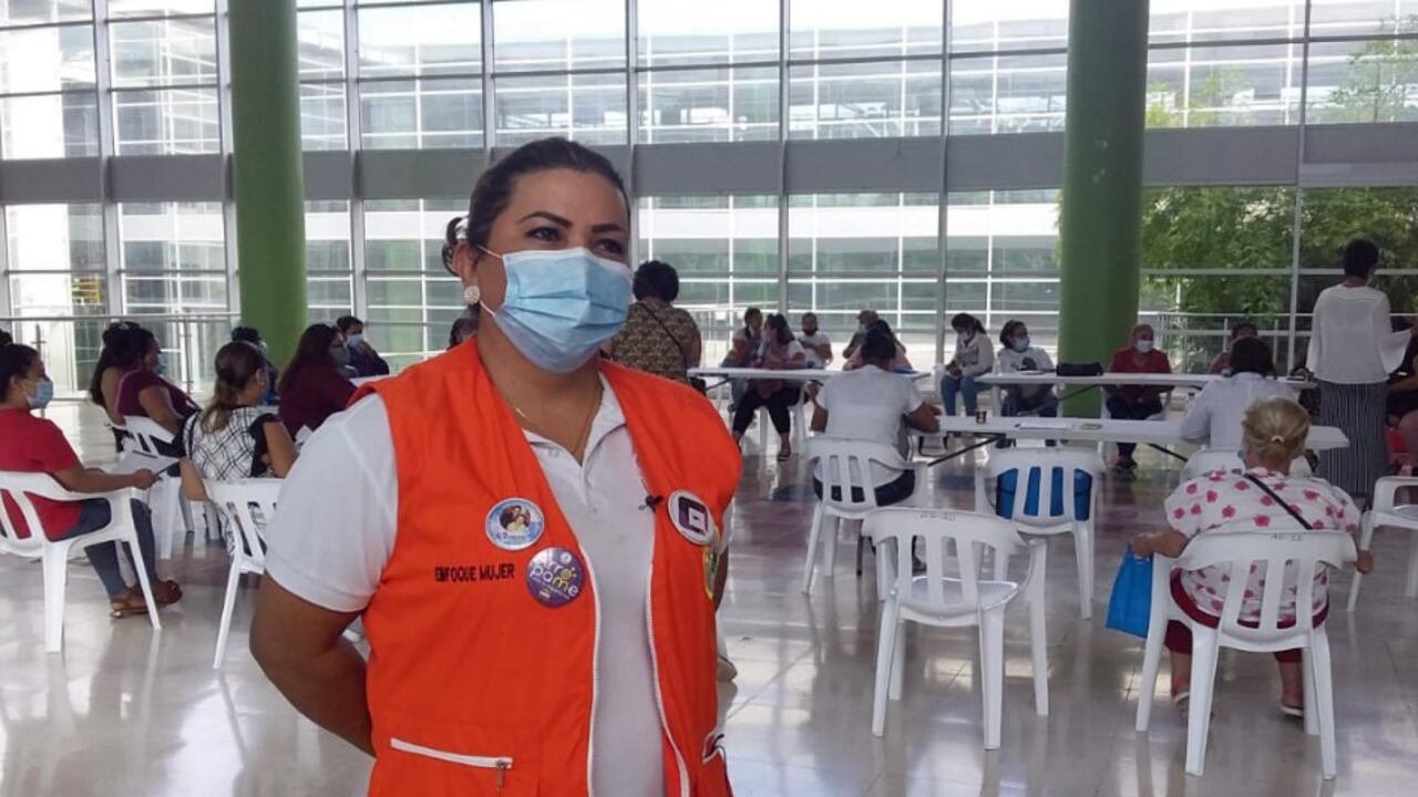 Derly Pastrana, integrante de la Mesa Nacional de Víctimas