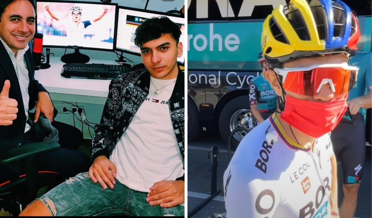 Sergio Higuita bromeó con el hijo de Mario Sabato.