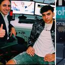 Sergio Higuita bromeó con el hijo de Mario Sabato.