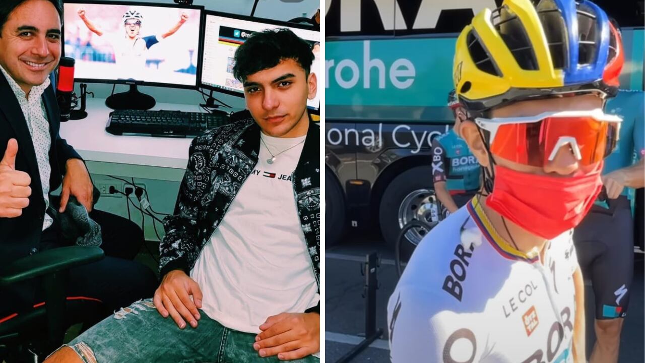 Sergio Higuita bromeó con el hijo de Mario Sabato.