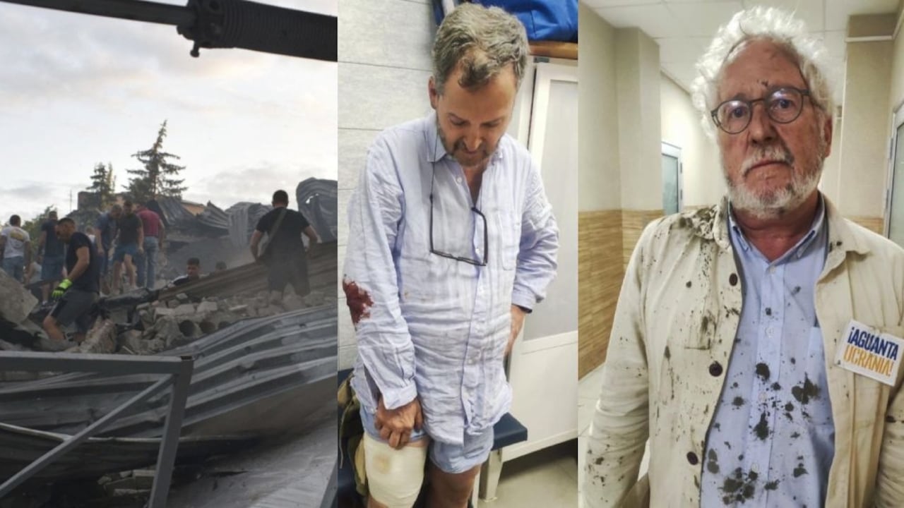 Según el gobernador regional Pavlo Kyrylenko, fueron disparados dos cohetes. Además, recalcó que el otro misil impactó en un edificio aledaño.