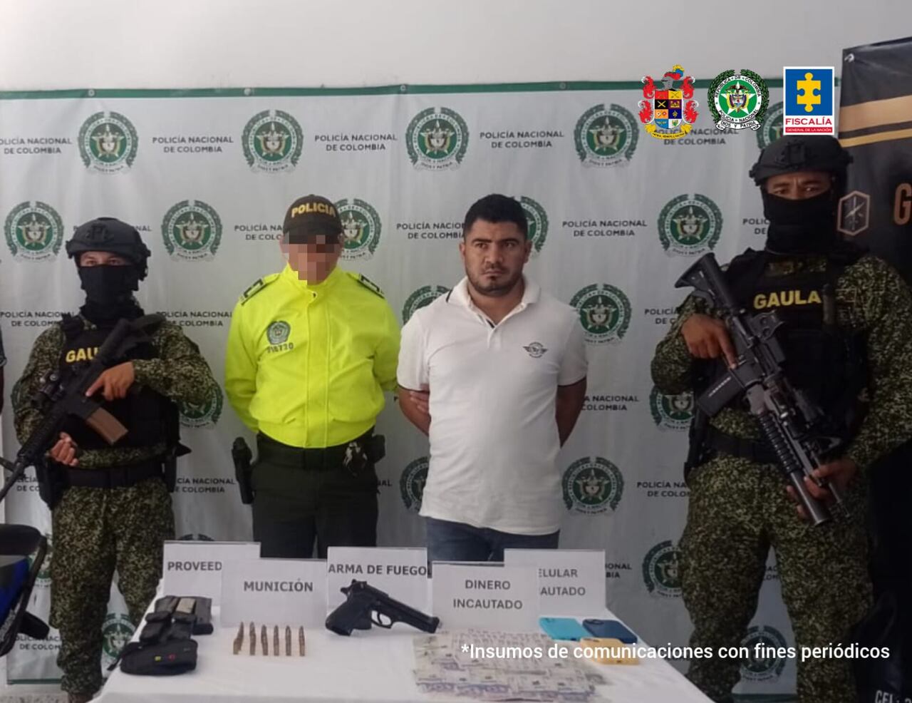 Capturado Alias Dago, presunto cabecilla del Clan del Golfo, según la Fiscalía.