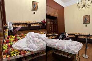 En el Congreso de la República repartieron fruta.