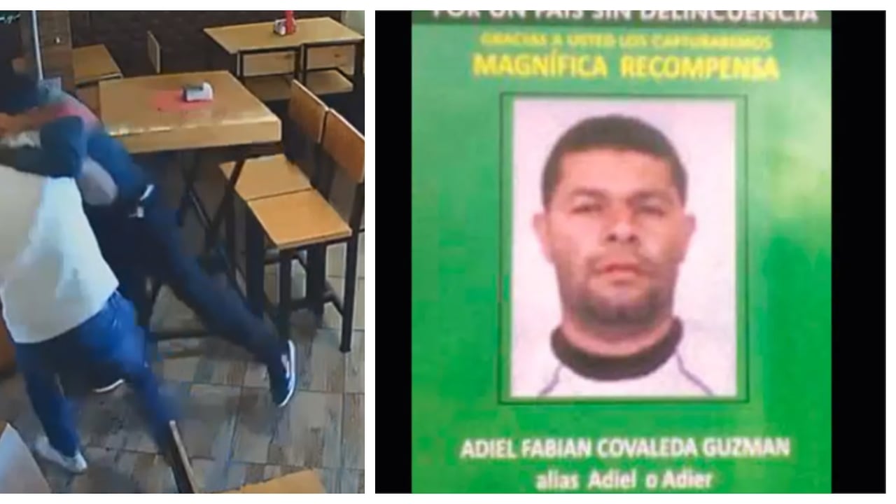 Un video captó el momento del asesinato de alias Conspire, de la banda San Pablo (izquierda), y dos días después fue ultimado el jefe de esa banda, alias Adiel (derecha).