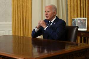 El presidente Biden dio varios mensajes lamentando lo ocurrido con Donald Trump