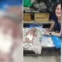 Hospital en Ucrania refugia a los recién nacidos en una zona antibombas en la planta baja del edificio.