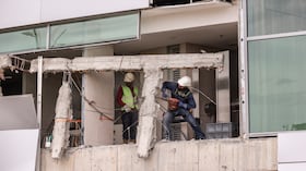 Avanzan las labores de reconstrucción del Aeropuerto Internacional de Matecaña, en Pereira.