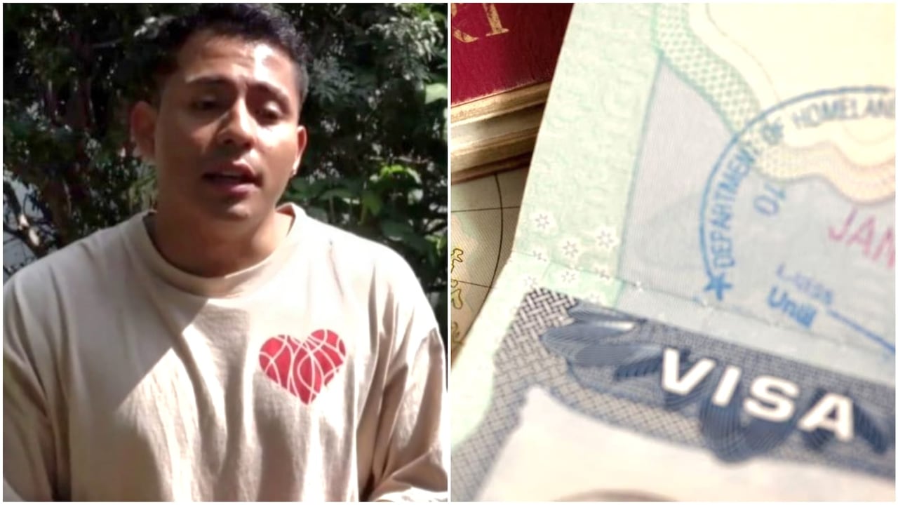 La razón que, según el 'tiktoker', le llevó a no obtener la visa generó múltiples reacciones entre sus seguidores.