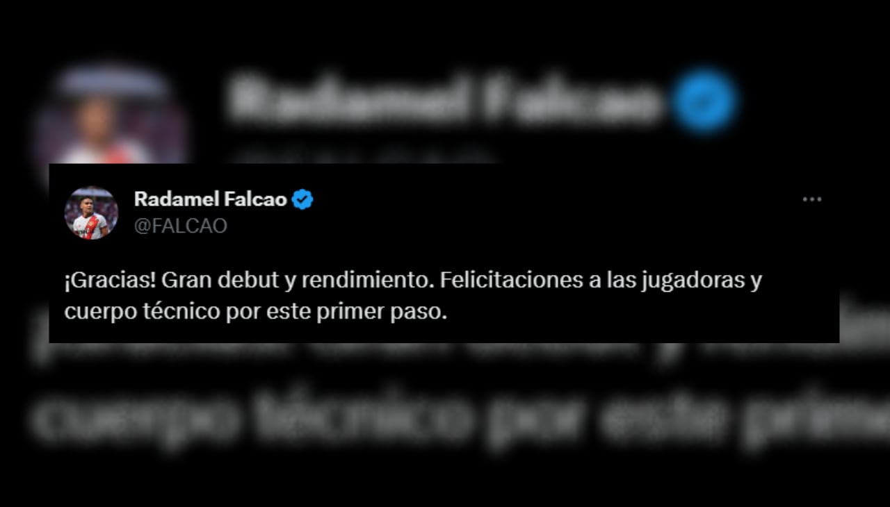 Trino de Falcao sobre la victoria de la Selección Colombia Femenina.