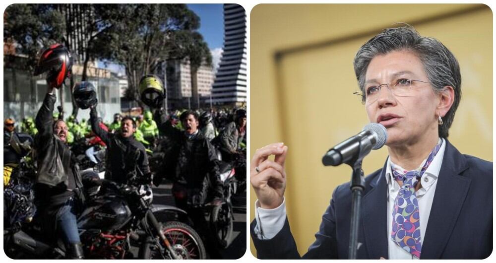 Los moteros aseguran que las medidas de Claudia López son pañitos de agua tibia.