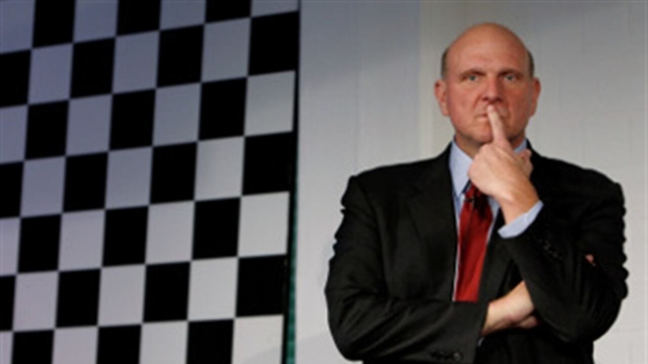 Steve Ballmer, director ejecutivo de Microsoft.