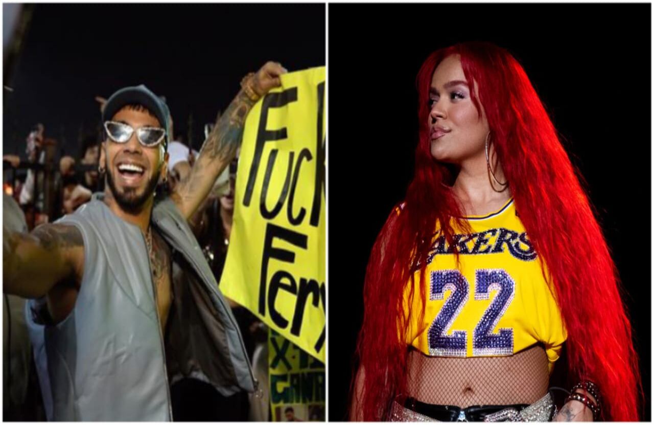 Anuel -instagram @anuel y Karol G foto: getty