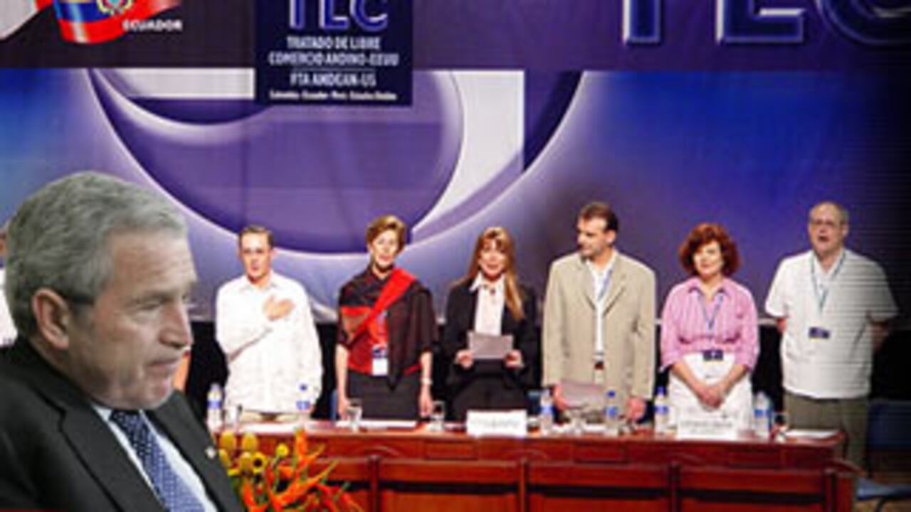 Tres días antes de su visita a Colombia el presidente de EU, George W. Bush, reconoció que la aprobación del TLC no será tan fácil en el Congreso de su país. Entre tanto, en el legislativo colombiano la discusión no avanza.