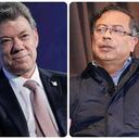Juan Manuel Santos, Gustavo Petro y María Fernanda Cabal.