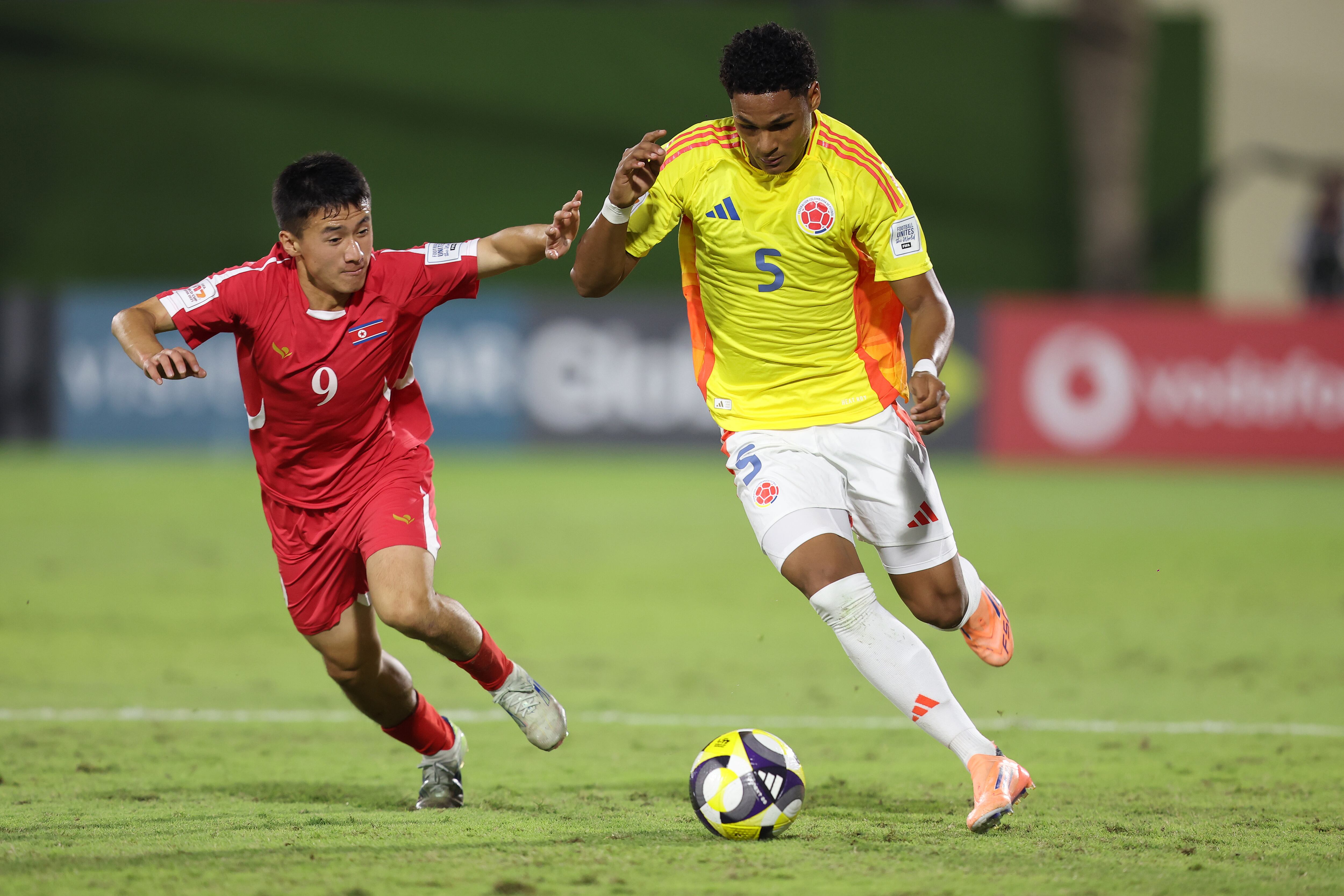 Criss Macias, uno de los referentes de Colombia Sub-17 en el Mundial de Qatar.