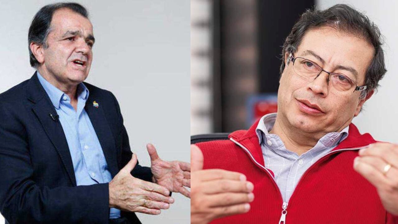 Óscar Iván Zuluaga y Gustavo Petro