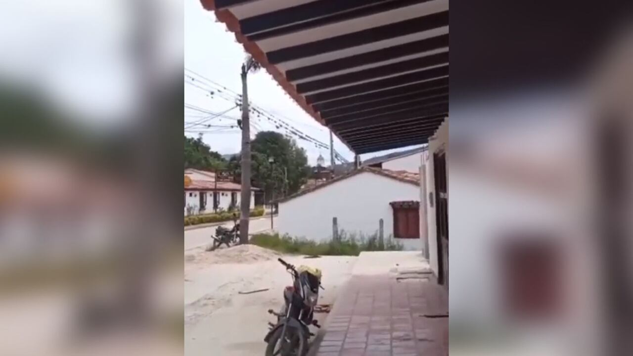 Los pobladores se escondieron en cuanto escucharon los disparos.
