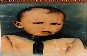 Hugo Chávez cuando tenía cerca de dos años.