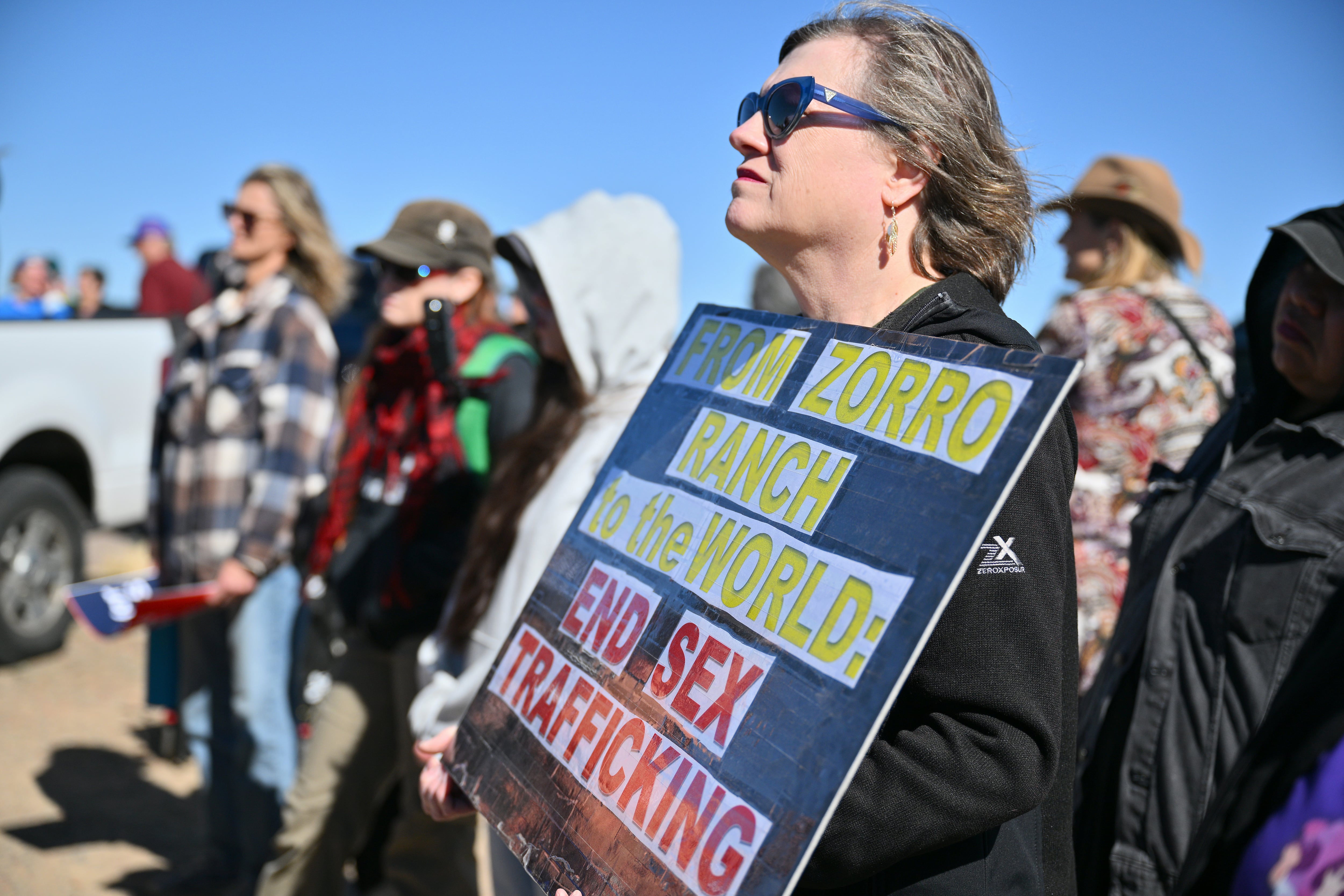 Manifestaciones en Zorro Ranch el 8 de marzo.
