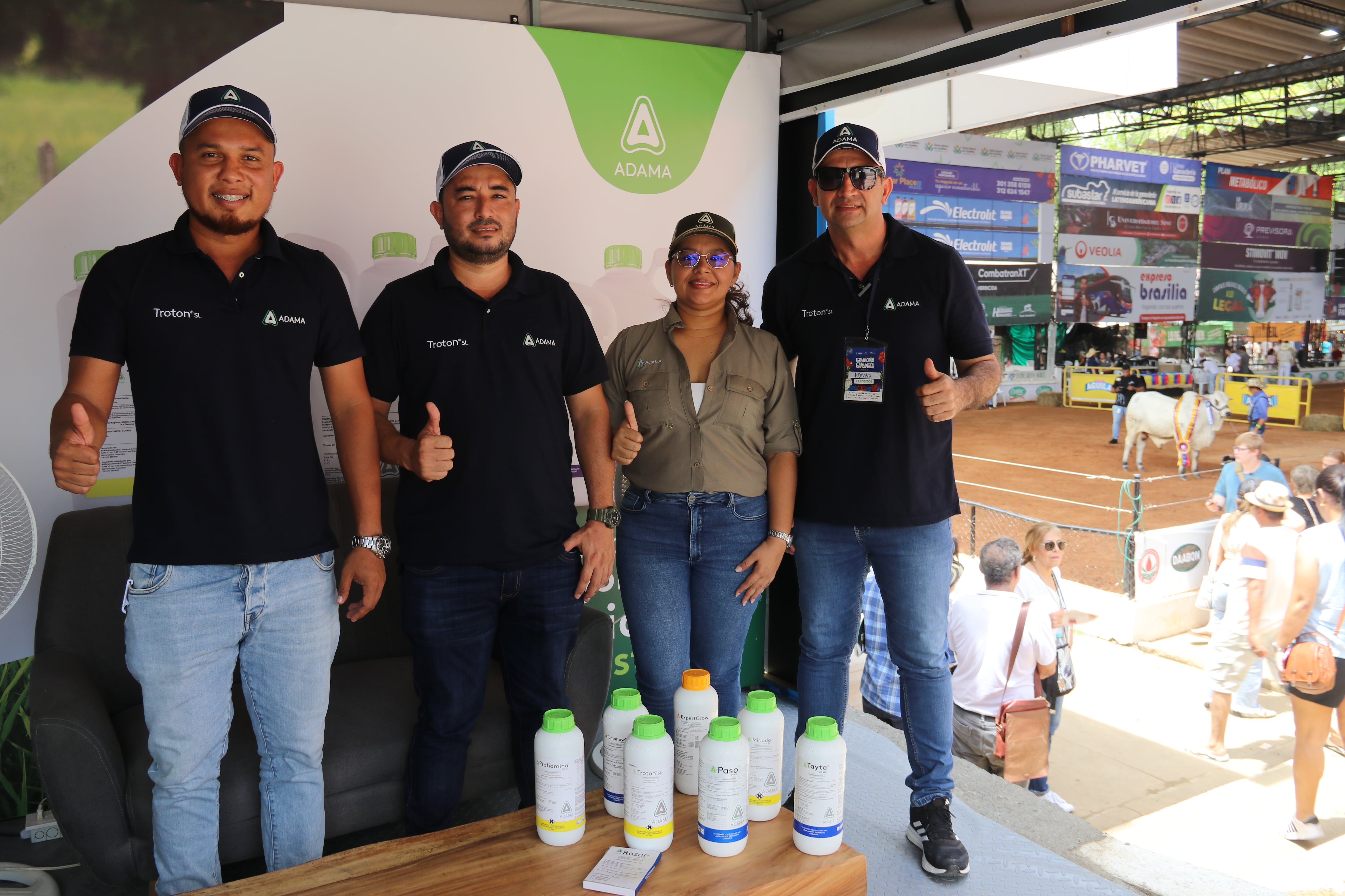 Emprendedores en la Feria Nacional de la Ganadería número 63 en Montería Córdoba.