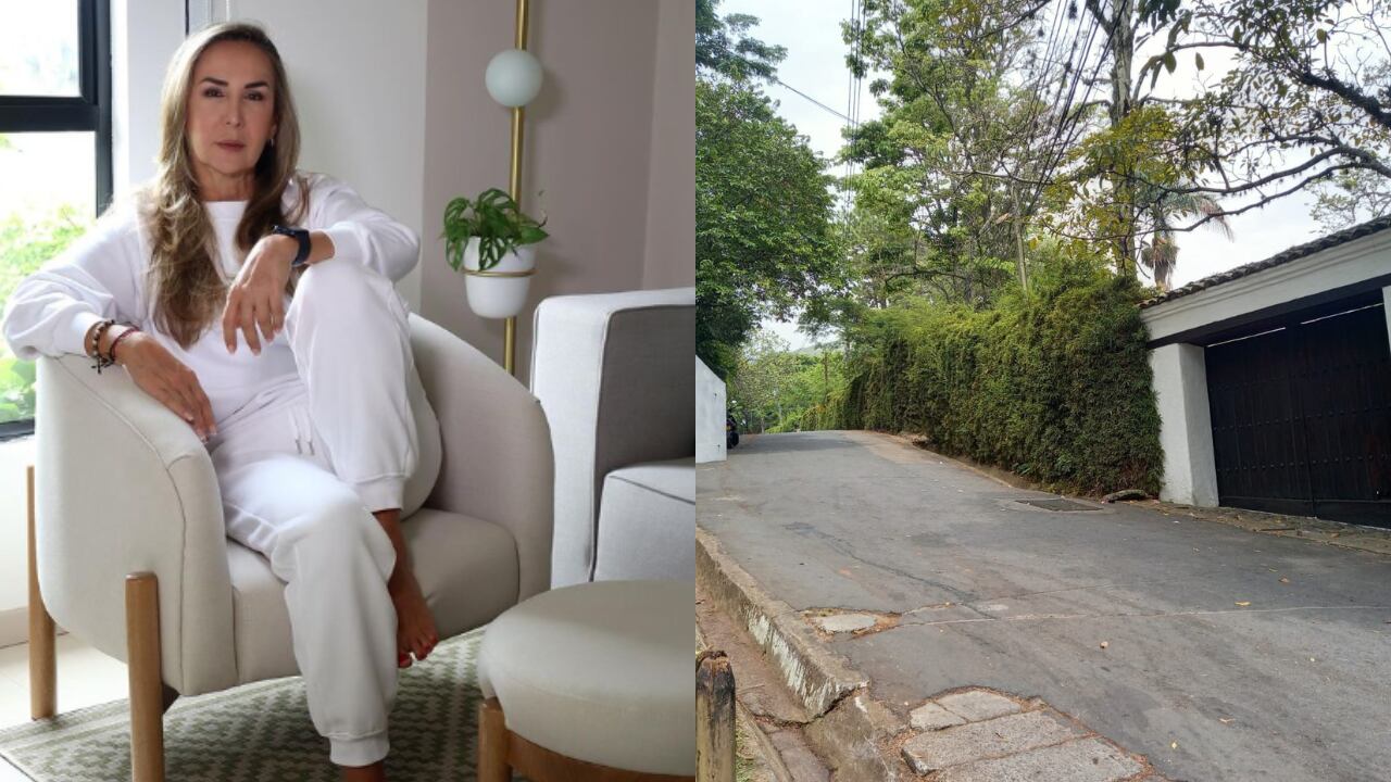 Entrada del condominio donde vivía Luz Mery Tristán