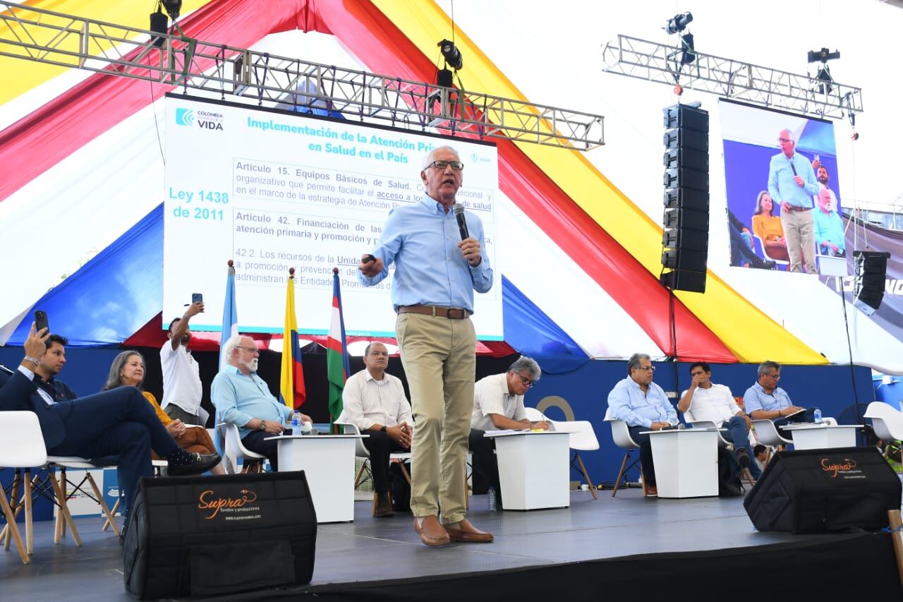 La audiencia pública de la reforma a la salud se realizó con presencia del Ministro de Salud y la bancada vallecaucana de congresistas del Pacto Histórico.