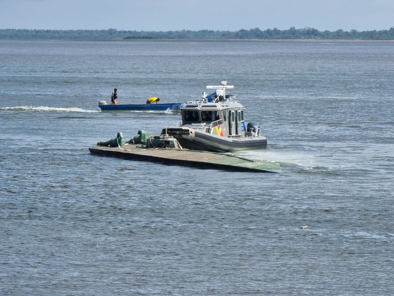 La captura del navío en Tumaco.