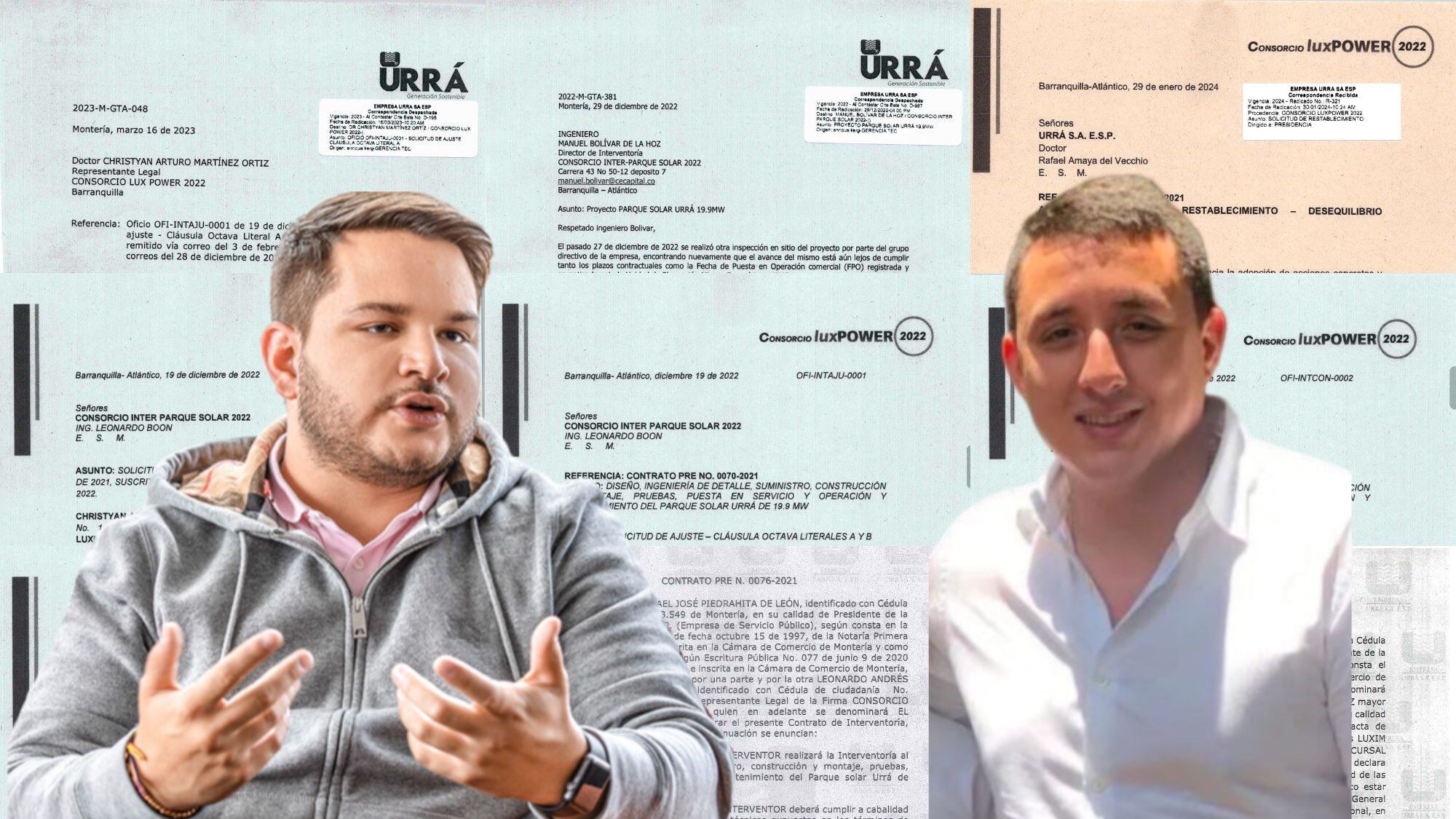 Nicolás Alcocer y David Cerón.