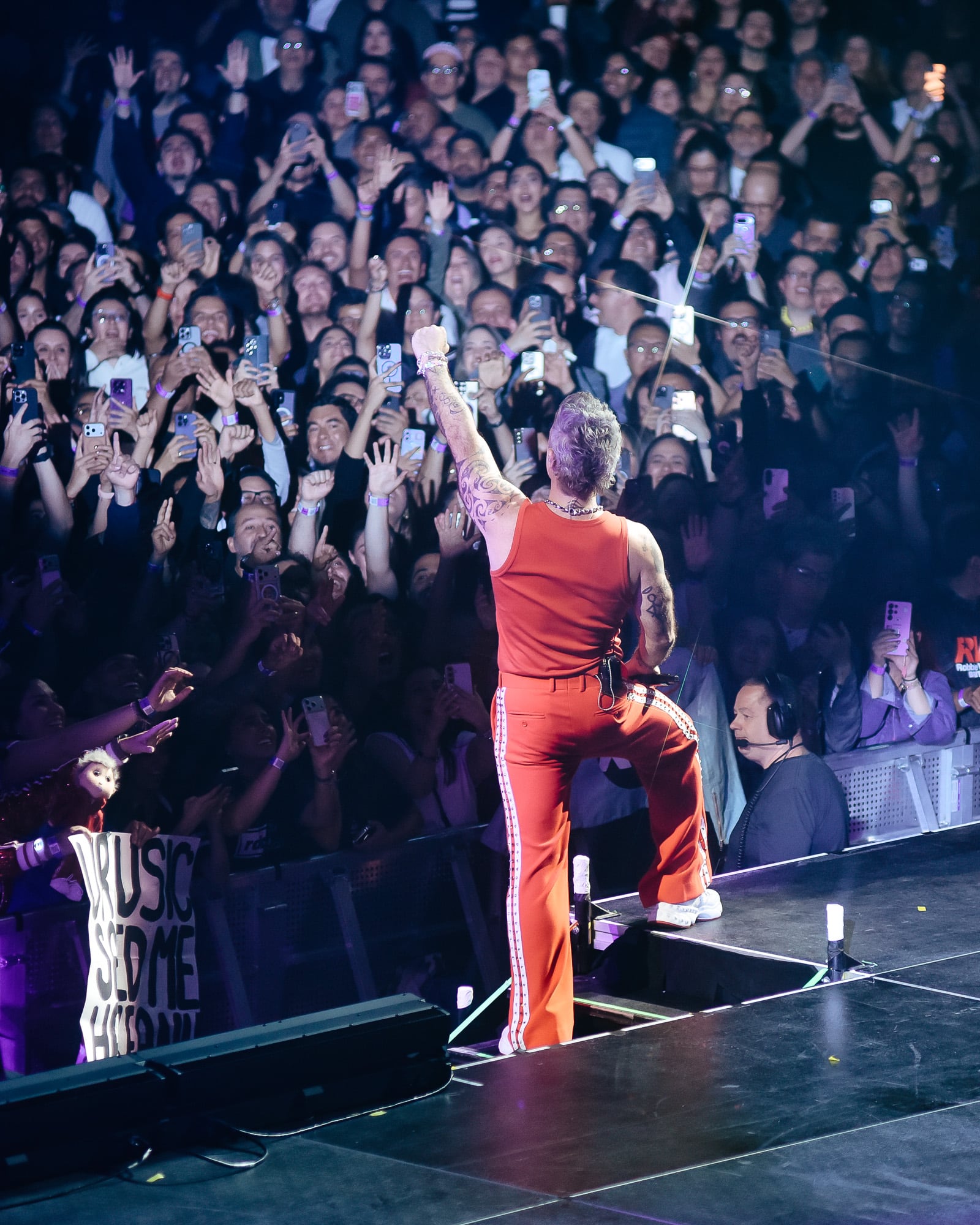 Robbie Williams, Movistar Arena de Bogotá, sept 20, 2026