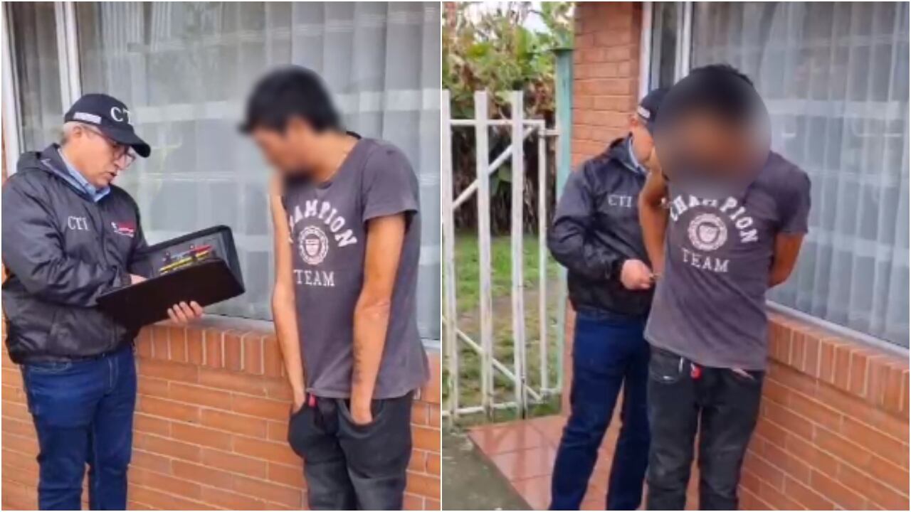 Captura de hombre que golpeó a su pareja en Cajicá, Cundinamarca.