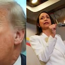 Donald Trump a Maria Corina Machado