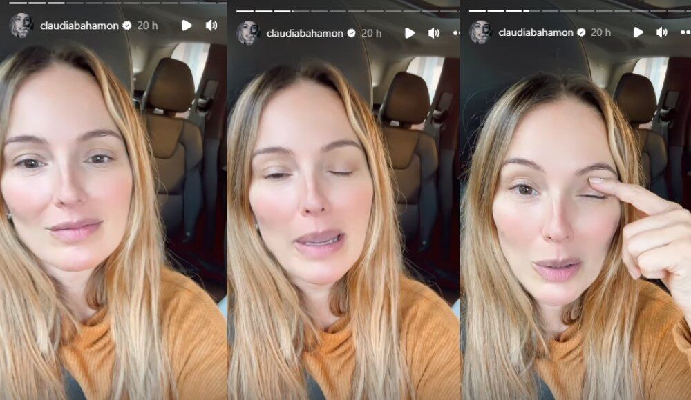 La presentadora tomó con humor esta situación.