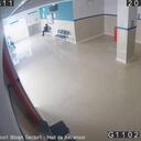 Imágenes de la cámara de seguridad del hospital