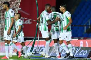 Atlético Nacional venció al América en la ida de los cuartos de final de Liga.