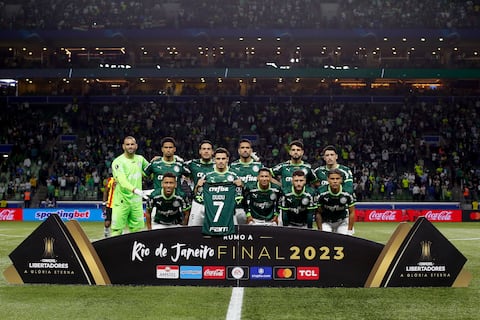 Palmeiras homenajeando al 'Dudu'