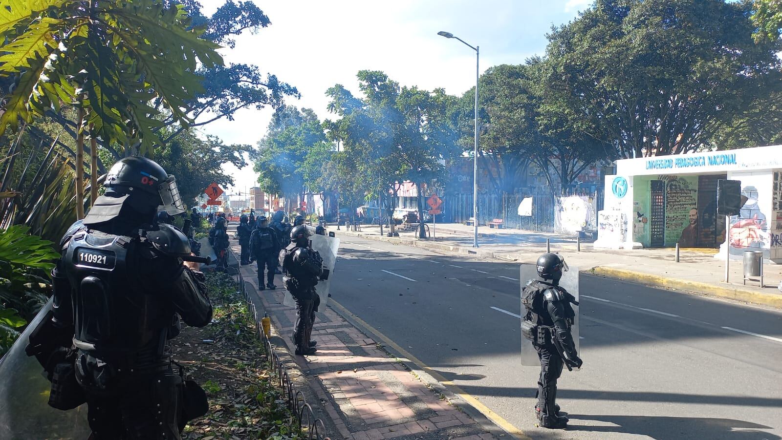 Disturbios en la Universidad Pedagógica