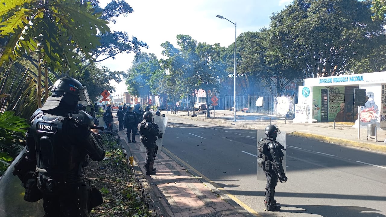 Disturbios en la Universidad Pedagógica provocan complicaciones en la movilidad, especialmente sobre importantes vías del norte de Bogotá.