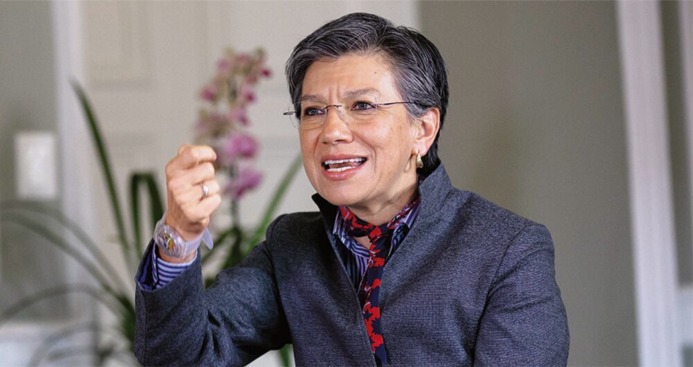  La alcaldesa Claudia López afirma que no permitirá que le cambien las prioridades a Bogotá. 