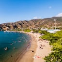 Taganga Beach in Santa Marta, Colombia